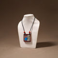 Kerala Mural Handpainted Bamboo Necklace 188
