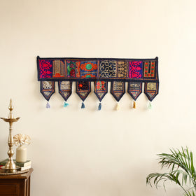 Khambadiya patchwork toran for festive decor