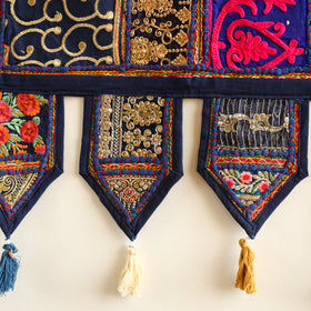 Khambadiya patchwork toran for festive decor