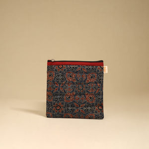 Blue - Handmade Quilted Utility Pouch 24