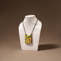 Kerala Mural Handpainted Bamboo Necklace 197