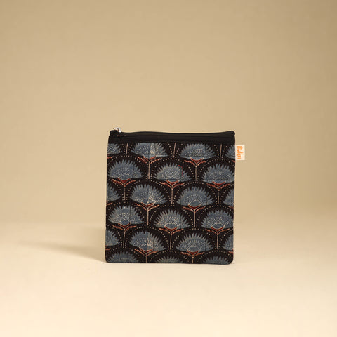 Blue - Handmade Quilted Utility Pouch 26