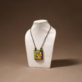 Kerala Mural Handpainted Bamboo Necklace 202