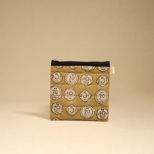 Yellow - Handmade Quilted Utility Pouch 28