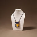 Kerala Mural Handpainted Bamboo Necklace 206