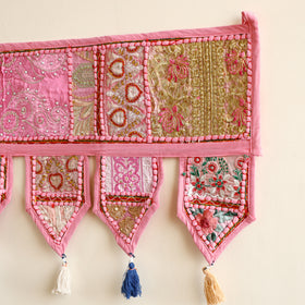 Khambadiya patchwork toran for festive decor
