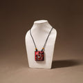 Kerala Mural Handpainted Bamboo Necklace 207