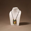 Kerala Mural Handpainted Bamboo Necklace 209