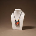 Kerala Mural Handpainted Bamboo Necklace 216