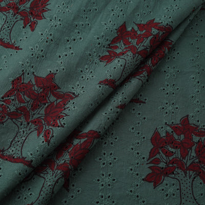 Bagh Hand Block Print Natural Dyed Cotton Hakoba Fabric 01