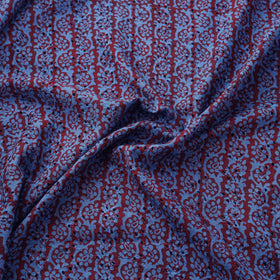 Bagh Hand Block Print Natural Dyed Cotton Hakoba Fabric 03