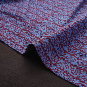 Bagh Hand Block Print Natural Dyed Cotton Hakoba Fabric 03