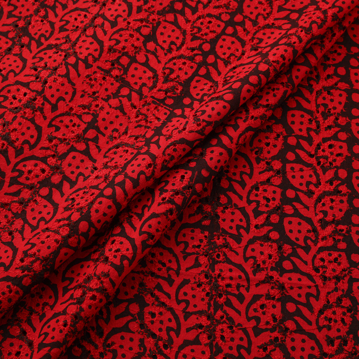 Bagh Hand Block Print Natural Dyed Cotton Hakoba Fabric 04