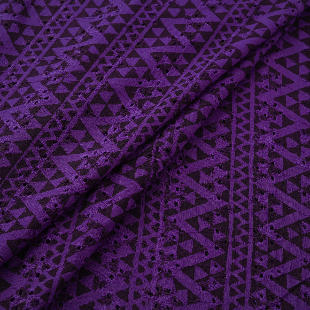 Bagh Hand Block Print Natural Dyed Cotton Hakoba Fabric 05