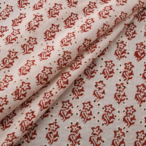 Bagh Hand Block Print Natural Dyed Cotton Hakoba Fabric 06