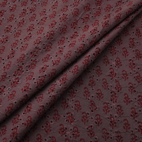 Bagh Hand Block Print Natural Dyed Cotton Hakoba Fabric 07