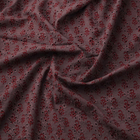 Bagh Hand Block Print Natural Dyed Cotton Hakoba Fabric 07