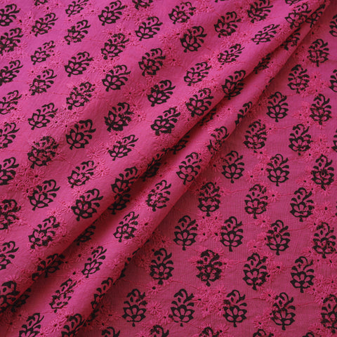 Bagh Hand Block Print Natural Dyed Cotton Hakoba Fabric 08