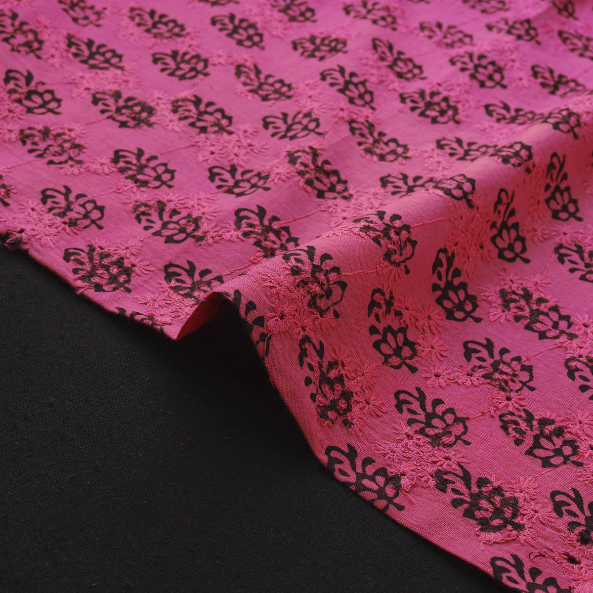Bagh Hand Block Print Natural Dyed Cotton Hakoba Fabric 08