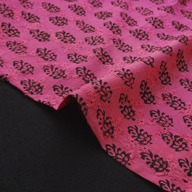 Bagh Hand Block Print Natural Dyed Cotton Hakoba Fabric 08
