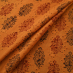 Bagh Hand Block Print Natural Dyed Cotton Hakoba Fabric 09