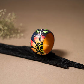 Kerala Mural Handpainted Wooden Bangle (Size - 2-4) 72