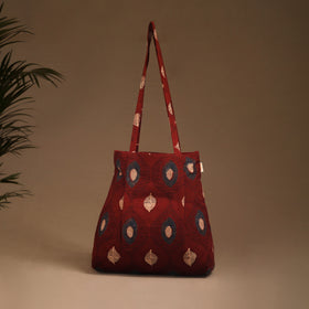 Handcrafted Fabric Jhola Bag 07