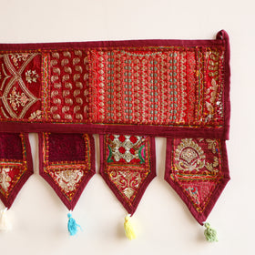Khambadiya patchwork toran for festive decor