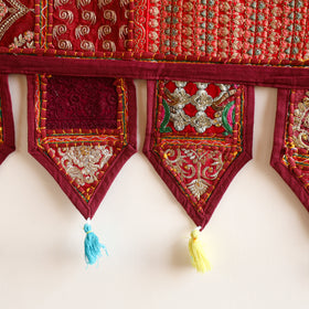 Khambadiya patchwork toran for festive decor