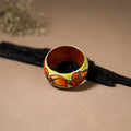 Kerala Mural Handpainted Wooden Bangle (Size - 2-6) 77