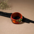 Kerala Mural Handpainted Wooden Bangle (Size - 2-6) 78