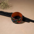 Kerala Mural Handpainted Wooden Bangle (Size - 2-6) 80