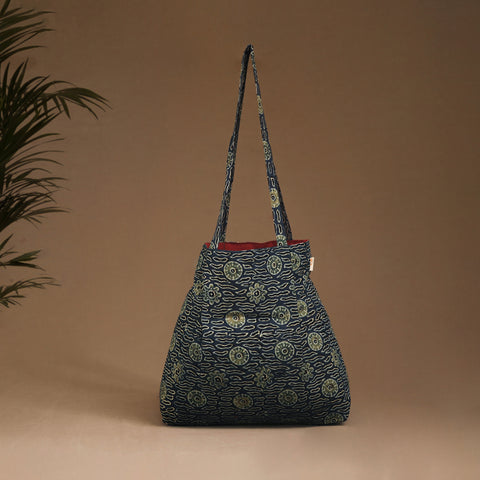 Handcrafted Fabric Jhola Bag 16