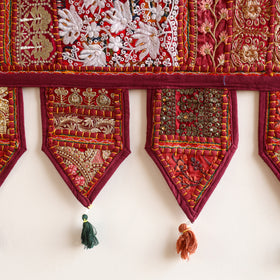 Khambadiya patchwork toran for festive decor