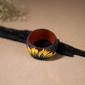 Kerala Mural Handpainted Wooden Bangle (Size - 2-6) 86