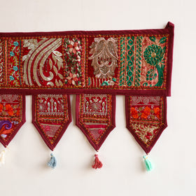 Khambadiya patchwork toran for festive decor