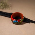 Kerala Mural Handpainted Wooden Bangle (Size - 2-8) 93