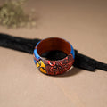 Kerala Mural Handpainted Wooden Bangle (Size - 2-8) 94