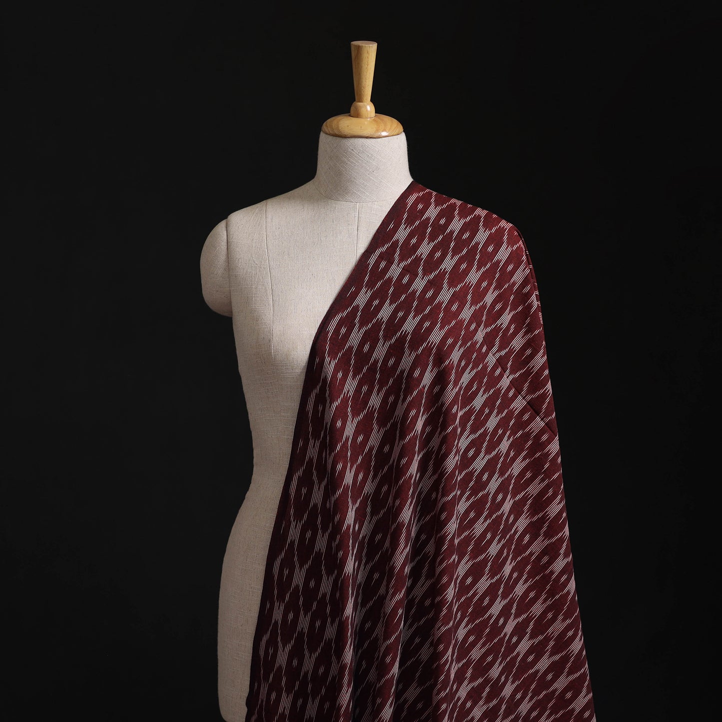 Pochampally Ikat Weave Pure Cotton Fabric 03