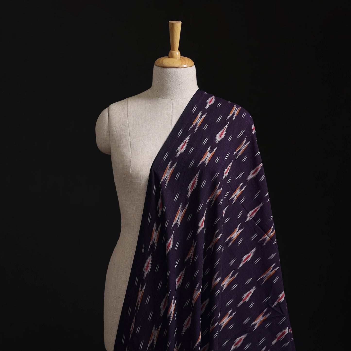 Pochampally Ikat Weave Pure Cotton Fabric 05