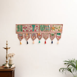 Khambadiya patchwork toran for festive decor