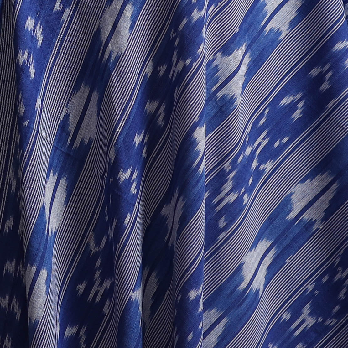 Pochampally Ikat Weave Pure Cotton Fabric 13