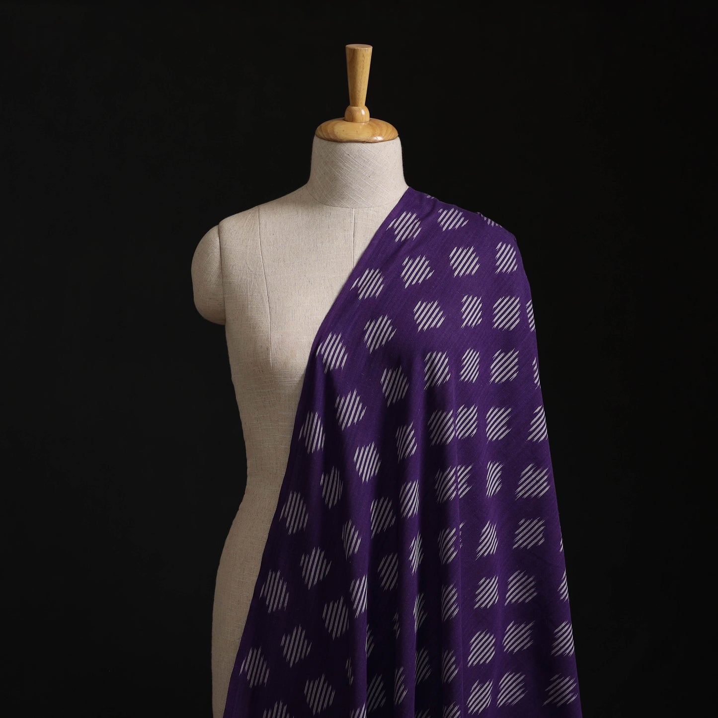 Pochampally Ikat Weave Pure Cotton Fabric 17