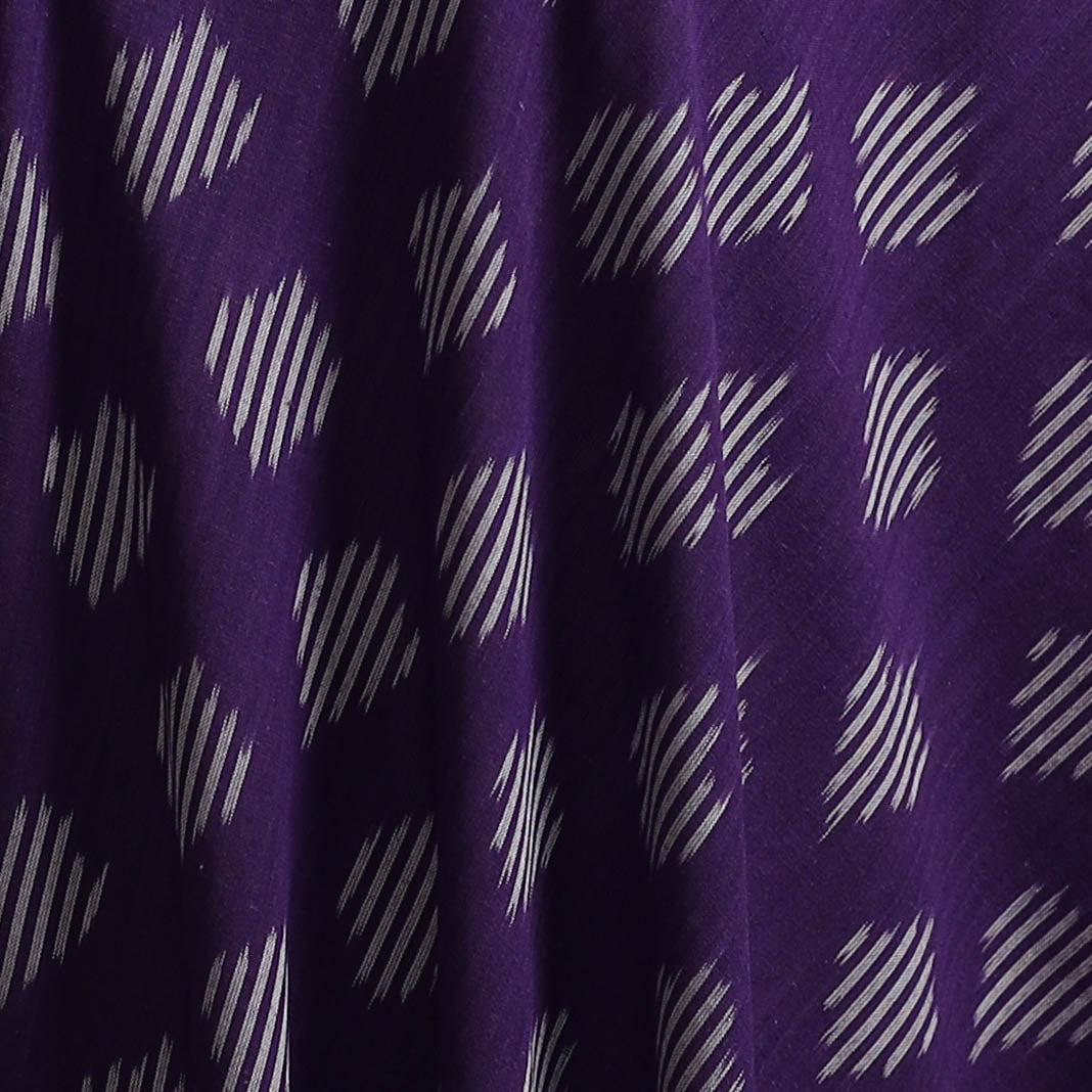 Pochampally Ikat Weave Pure Cotton Fabric 17