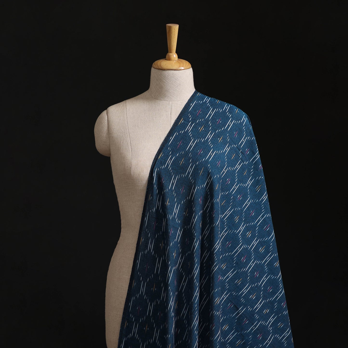 Pochampally Ikat Weave Pure Cotton Fabric 24