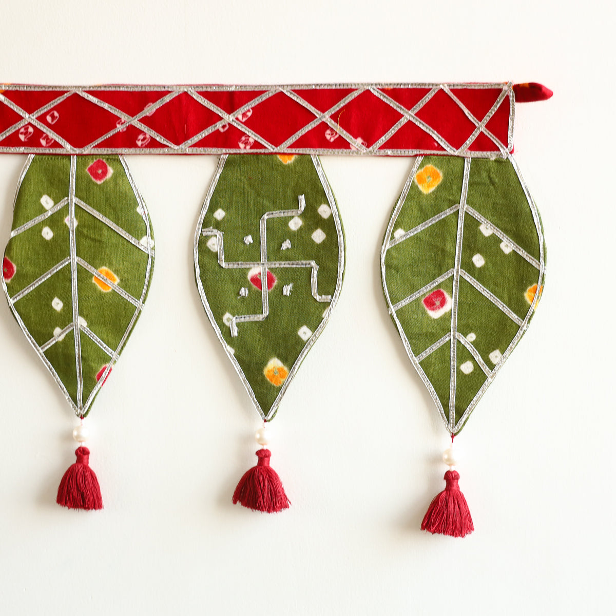 Handmade Gota Work Toran for Festive Decor 10