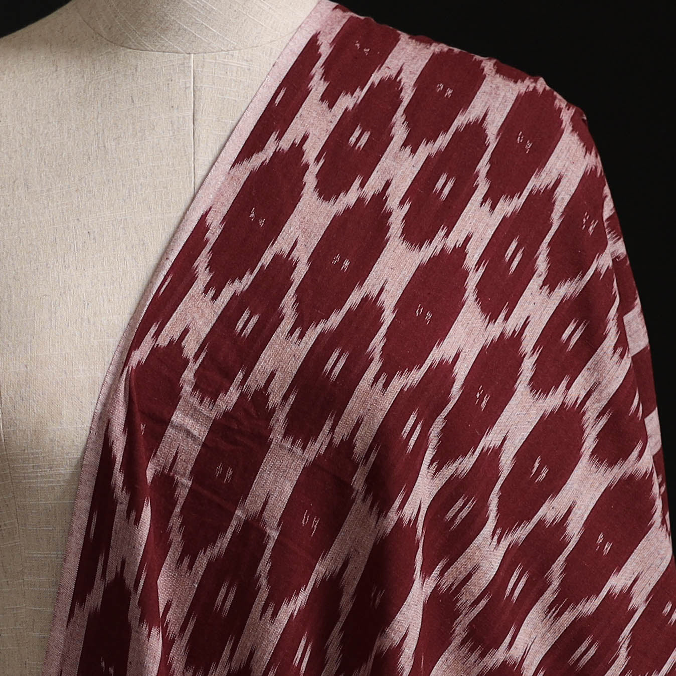 Pochampally Ikat Weave Pure Cotton Fabric 25