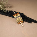 Kerala Mural Handpainted Bamboo Bun Holder Juda Pin 34
