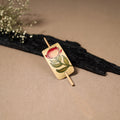 Kerala Mural Handpainted Bamboo Bun Holder Juda Pin  42
