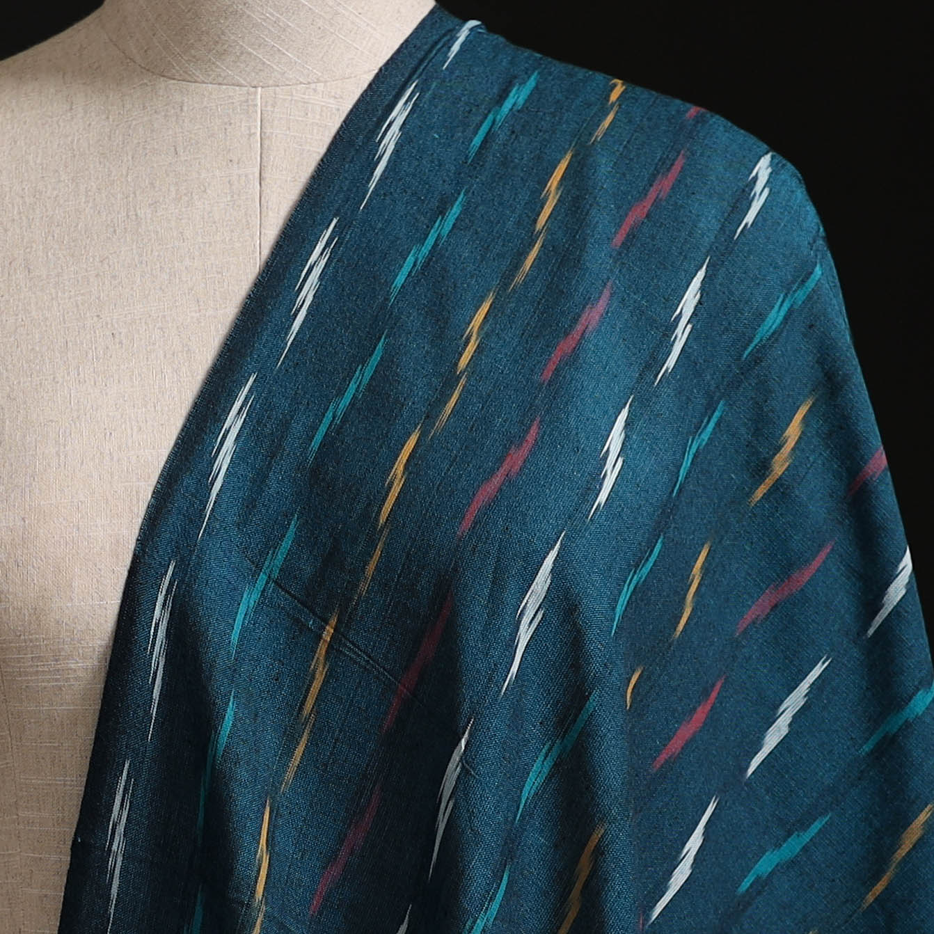 Pochampally Ikat Weave Pure Cotton Fabric 35